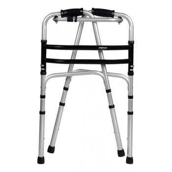 ANDADOR ALUMINIO ARTICULADO/FIXO PRATA MERCUR