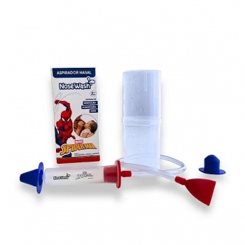 ASPIRADOR NASAL NOSEWASH SPIDER MAN