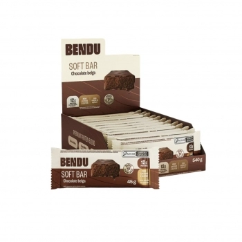SOFT BAR CHOCOLATE BELGA DISPLAY C/12X45G BENDU