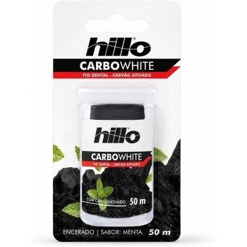 FIO DENTAL CARVAO ATIVADO 50M HILLO