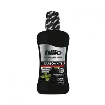 ENXAGUANTE BUCAL CCARVAO ATIVADO 500ML HILLO