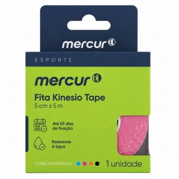 FITA DE KINESIO 5CMX5M ROSA MERCUR