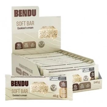 SOFT BAR COOKIES DISPLAY C/12X45G BENDU