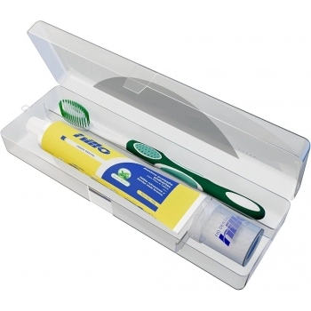 ESTOJO + KIT DE VIAGEM C/CREME DENTAL HILLO