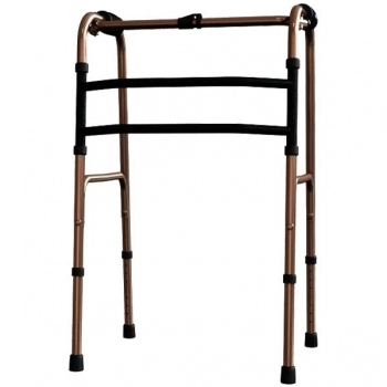 ANDADOR FIXO ALUMINIO DOBRAVEL BRONZE