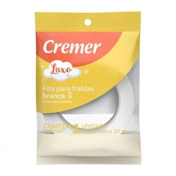 FITA P/FRALDA 19MMX20M BRANCA CREMER