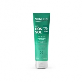 GEL POS SOL 98% ALOE VERA 120G SUNLESS