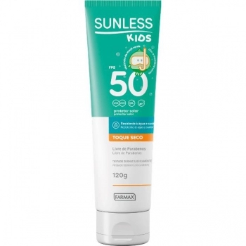 PROTETOR SOLAR FPS50 TOQUE SECO KIDS 120G SUNLESS