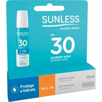 PROTETOR SOLAR LABIAL FPS30 ROLL-ON SUNLESS