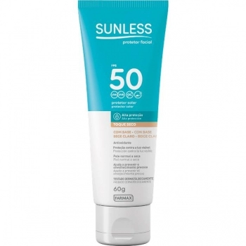 PROTETOR SOLAR FACIAL FPS50 C/BASE BEGE CLARO 60G