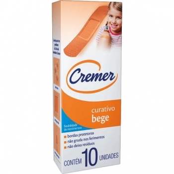CURATIVO CREMER BEGE C/10