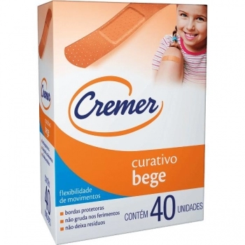 CURATIVO CREMER BEGE C/40