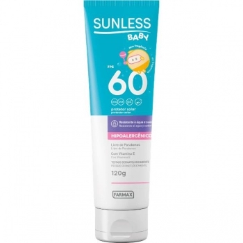 PROTETOR SOLAR FPS60 BABY HIPOALERGENICO 120G