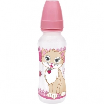 MAMADEIRA CINT CHERIE SIL RED 240ML ROSA PETITA