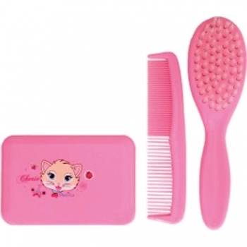KIT BANHO INFANTIL CHERIE ROSA PETITA