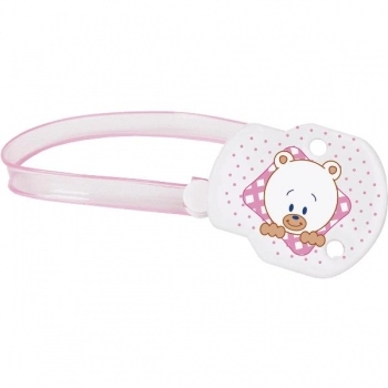 PRENDEDOR CHUPETA FILHOTES ROSA PETITA