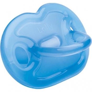 CHUPETA N°2 100% SILICONE ORTO AZUL LOLLY