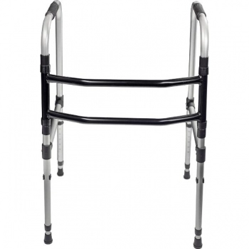 ANDADOR FIXO ALUMINIO DROBRAVEL 2 BARRAS POP A404