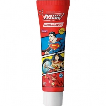 GEL DENTAL INFANTIL LIGA DA JUSTIÇA T.FRUTTI 50G