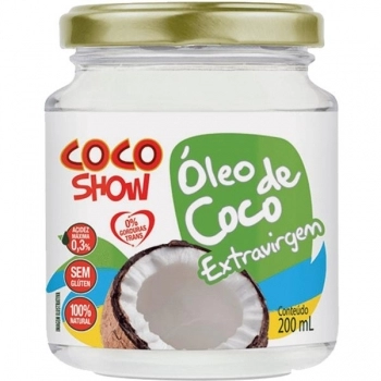 OLEO DE COCO EXTRA VIRGEM SHOW 200ML COPRA
